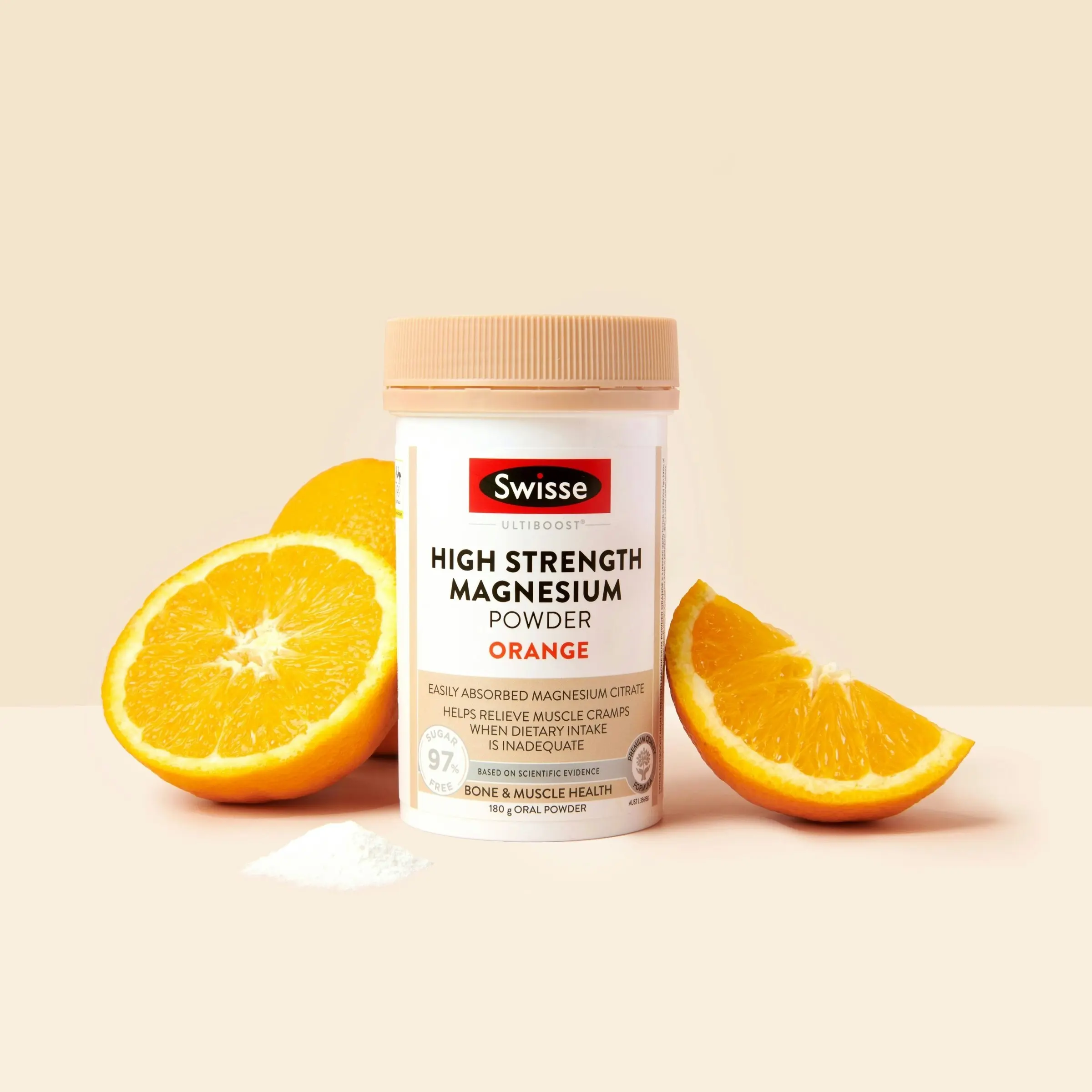 Swisse Ultiboost High Strength Magnesium Powder Orange 180g