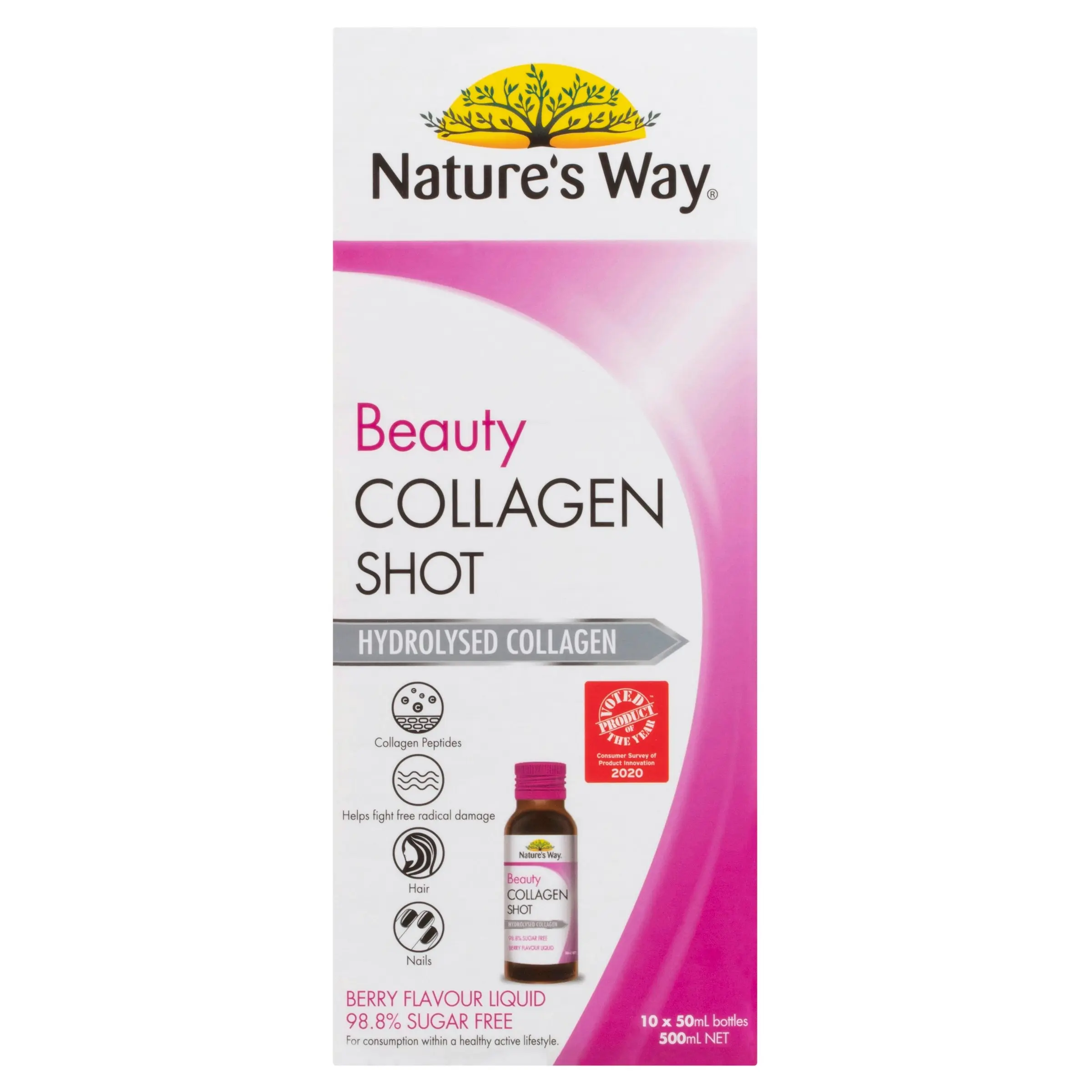 Nature's Way Beauty Collagen Shot 50mL 10 Pack