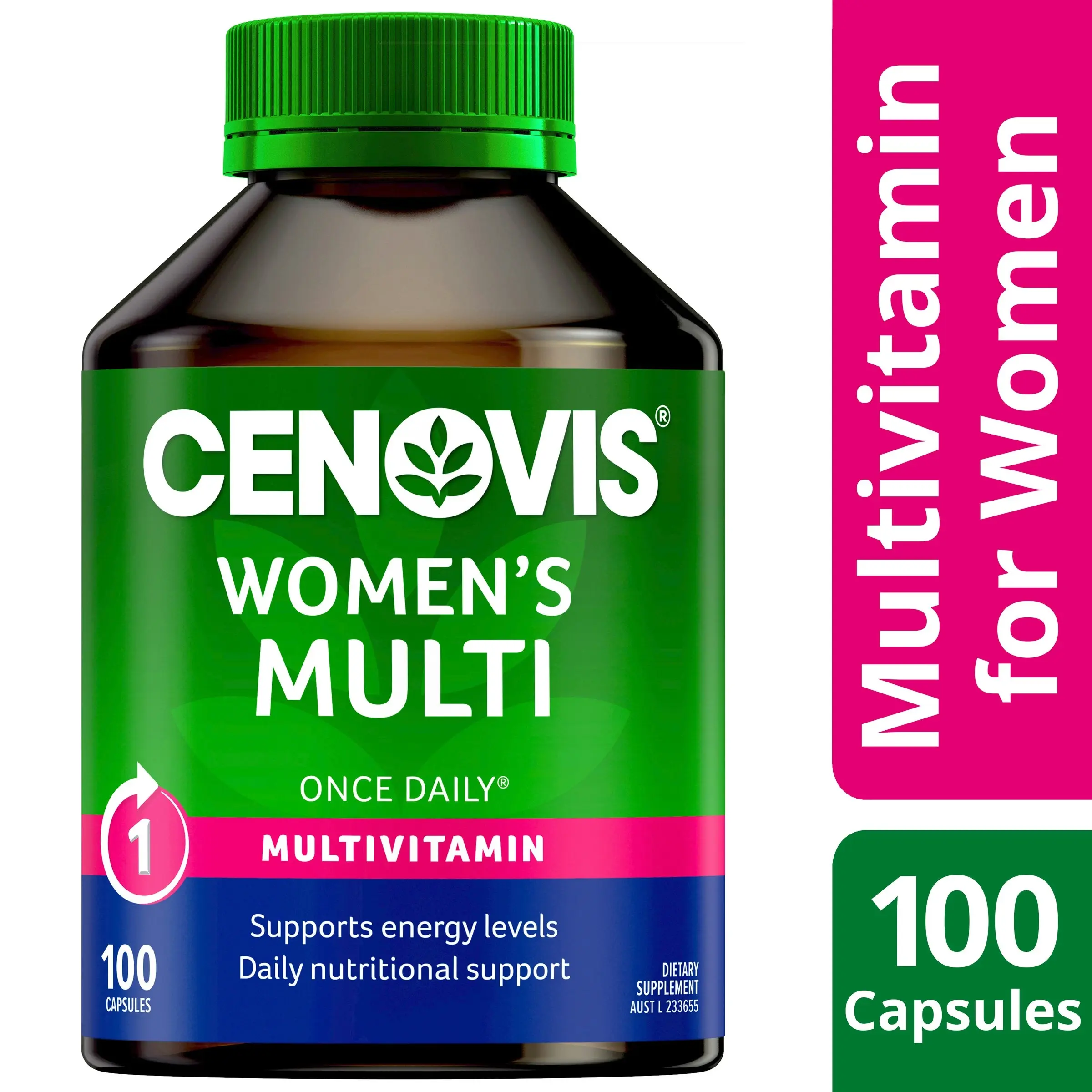 Cenovis Once Daily Women's Multi 100 Capsules