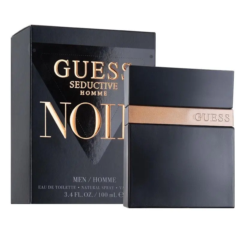 Guess Seductive Homme Noir Eau De Toilette 100ml