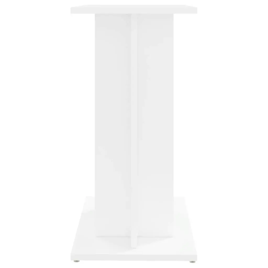 Aquarium Stand White 60x30x60 cm Engineered Wood 833567