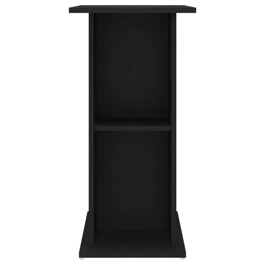 Aquarium Stand Black 75x36x72.5 cm Engineered Wood 833648