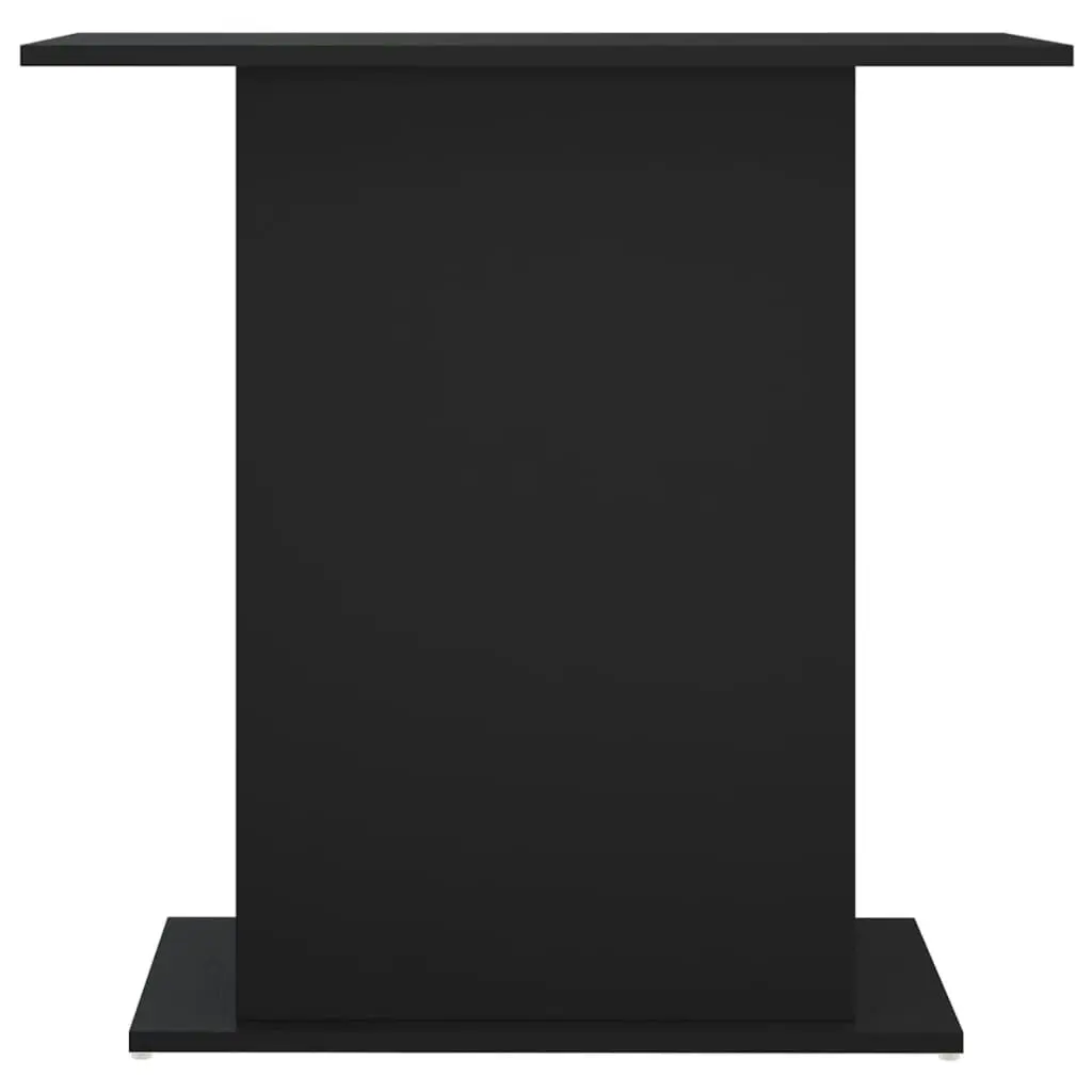 Aquarium Stand Black 75x36x72.5 cm Engineered Wood 833648