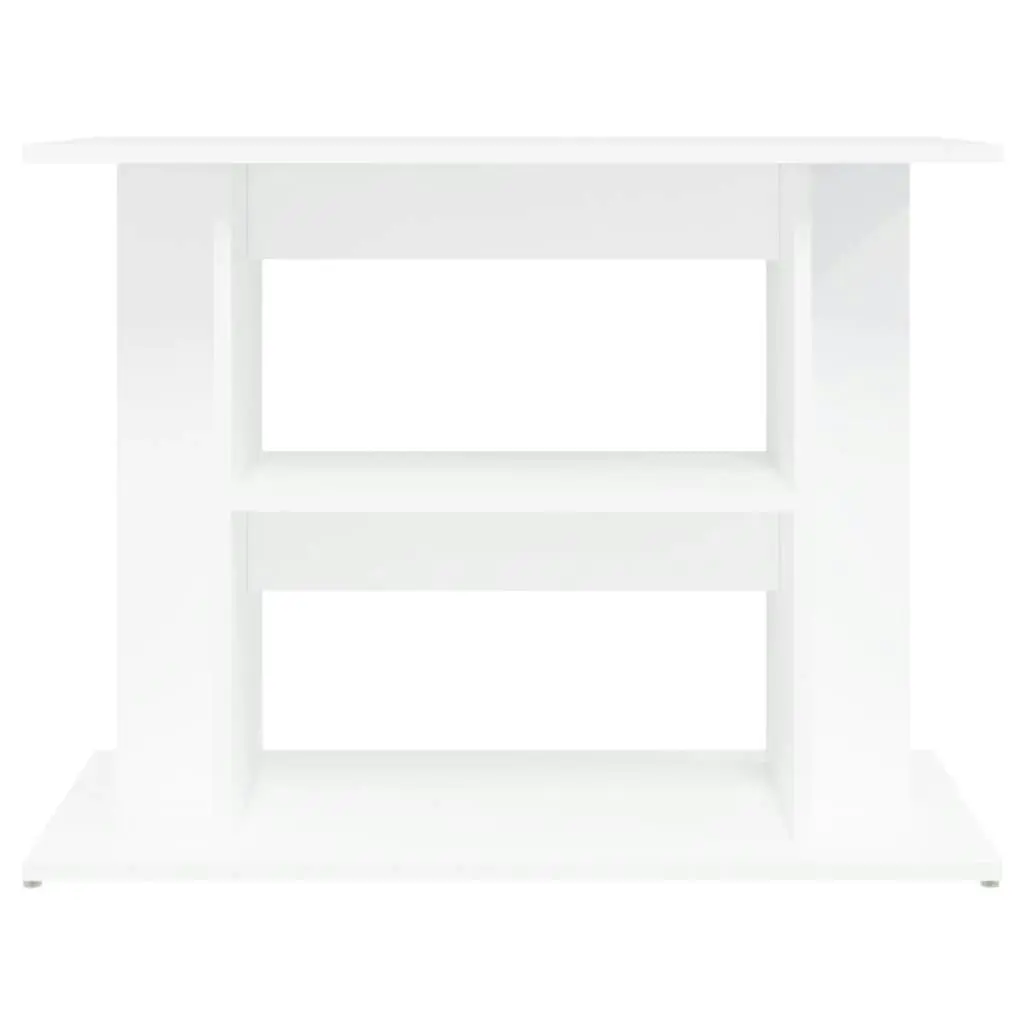 Aquarium Stand White 80x35x60 cm Engineered Wood 833575