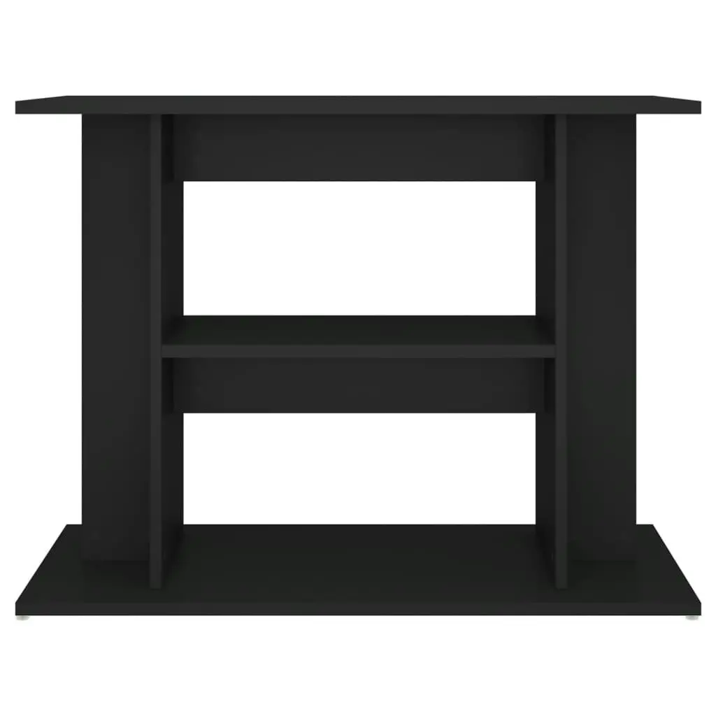 Aquarium Stand Black 80x35x60 cm Engineered Wood 833576