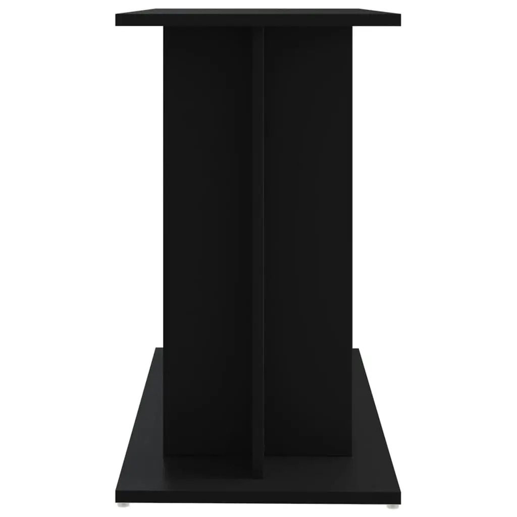 Aquarium Stand Black 80x35x60 cm Engineered Wood 833576