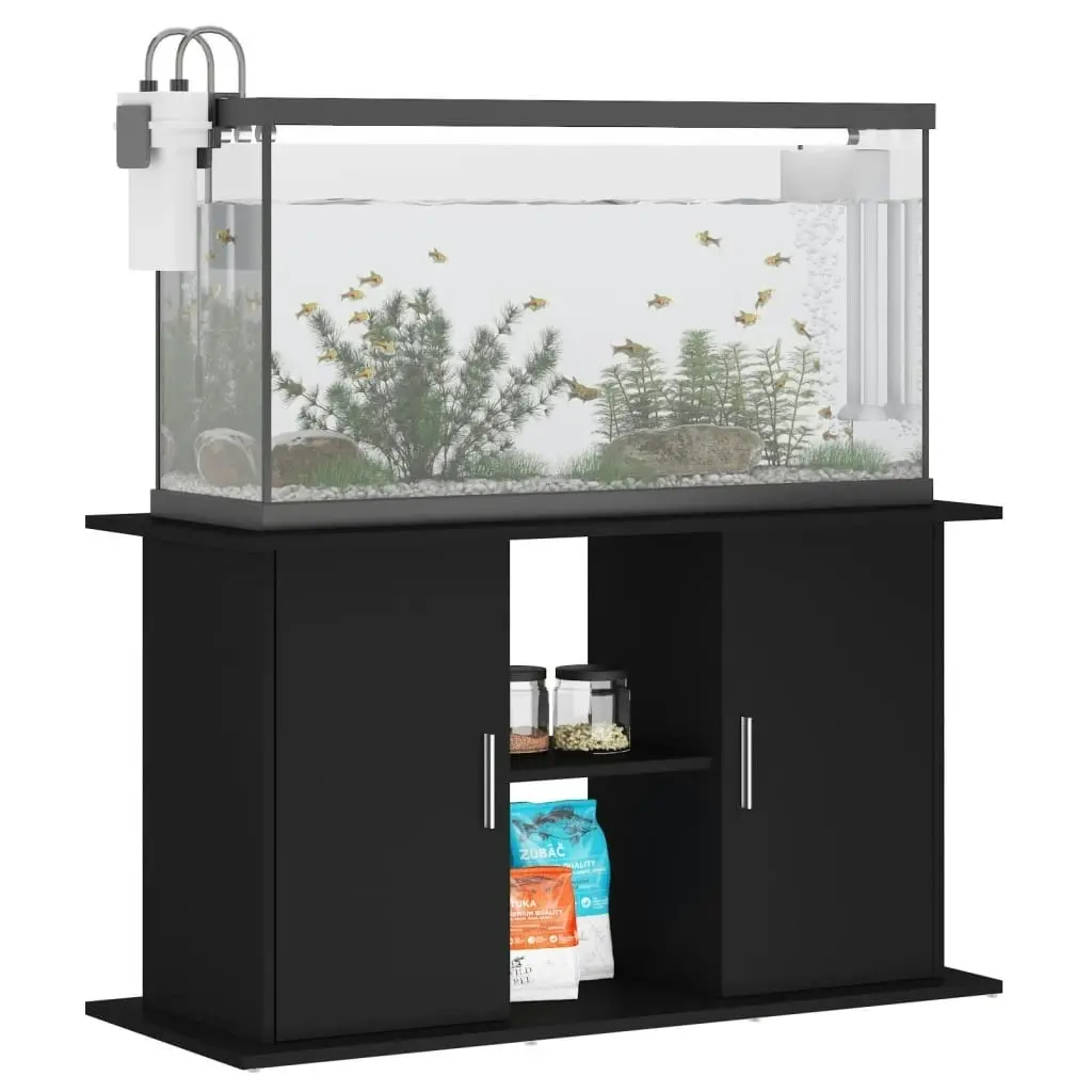 Aquarium Stand Black 101x41x58 cm Engineered Wood 833608