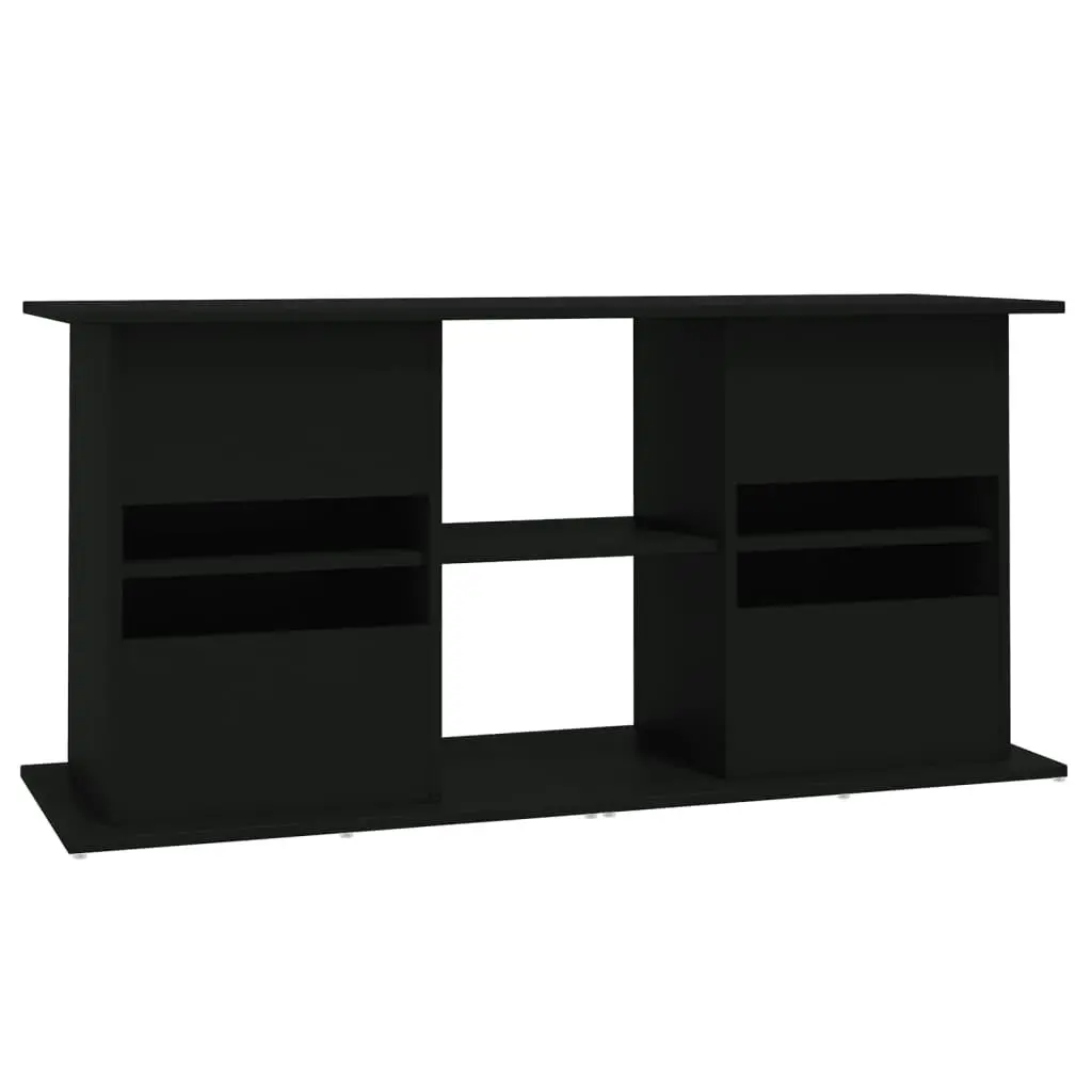 Aquarium Stand Black 121x41x58 cm Engineered Wood 833616