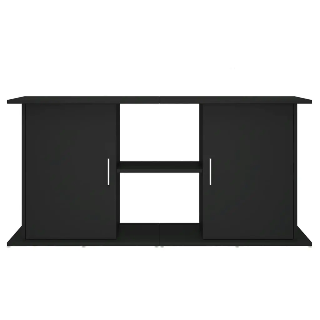 Aquarium Stand Black 121x41x58 cm Engineered Wood 833616