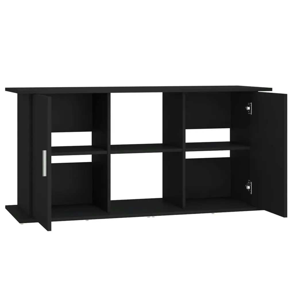 Aquarium Stand Black 121x41x58 cm Engineered Wood 833616