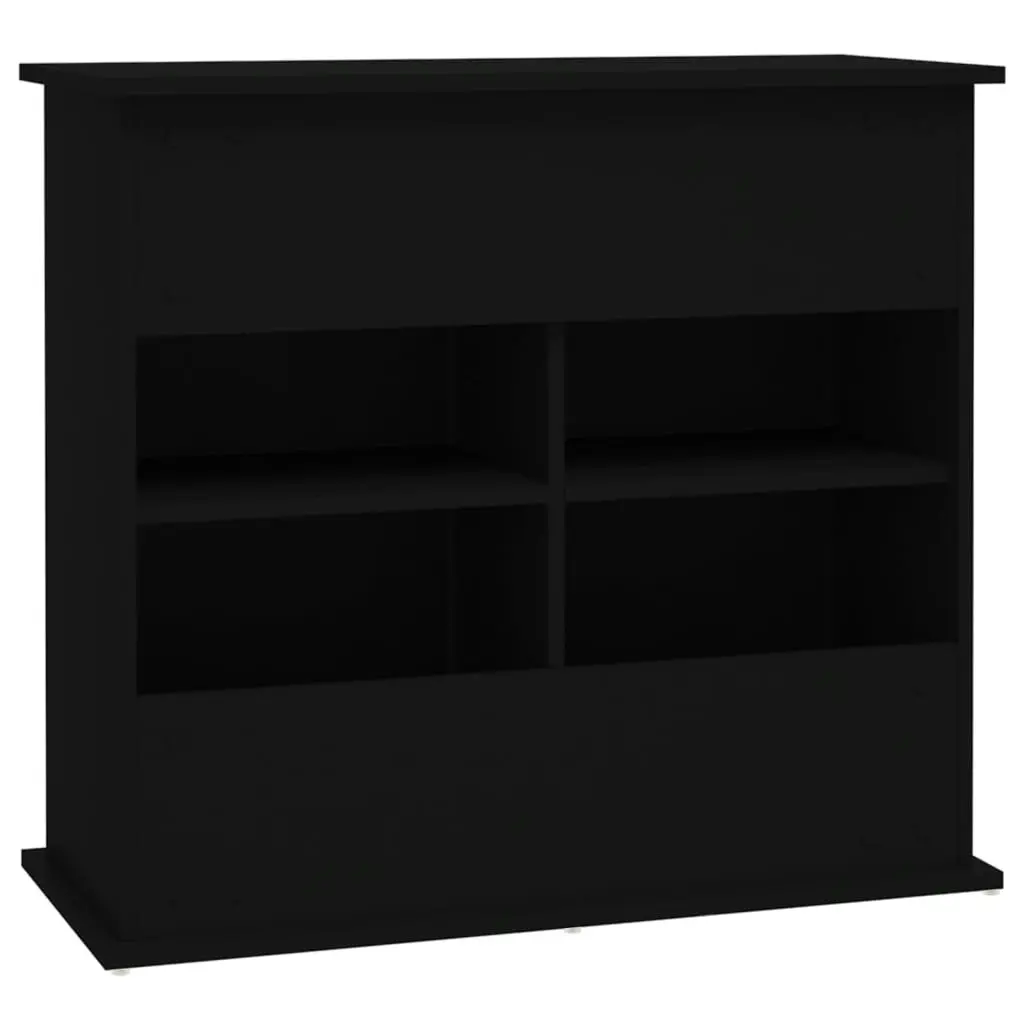 Aquarium Stand Black 81x36x73 cm Engineered Wood 833624