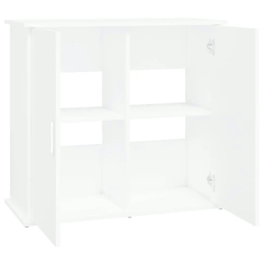 Aquarium Stand White 81x36x73 cm Engineered Wood 833623