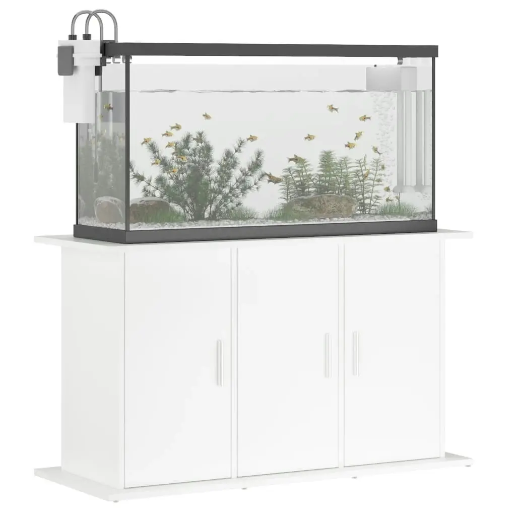 Aquarium Stand White 101x41x58 cm Engineered Wood 833631