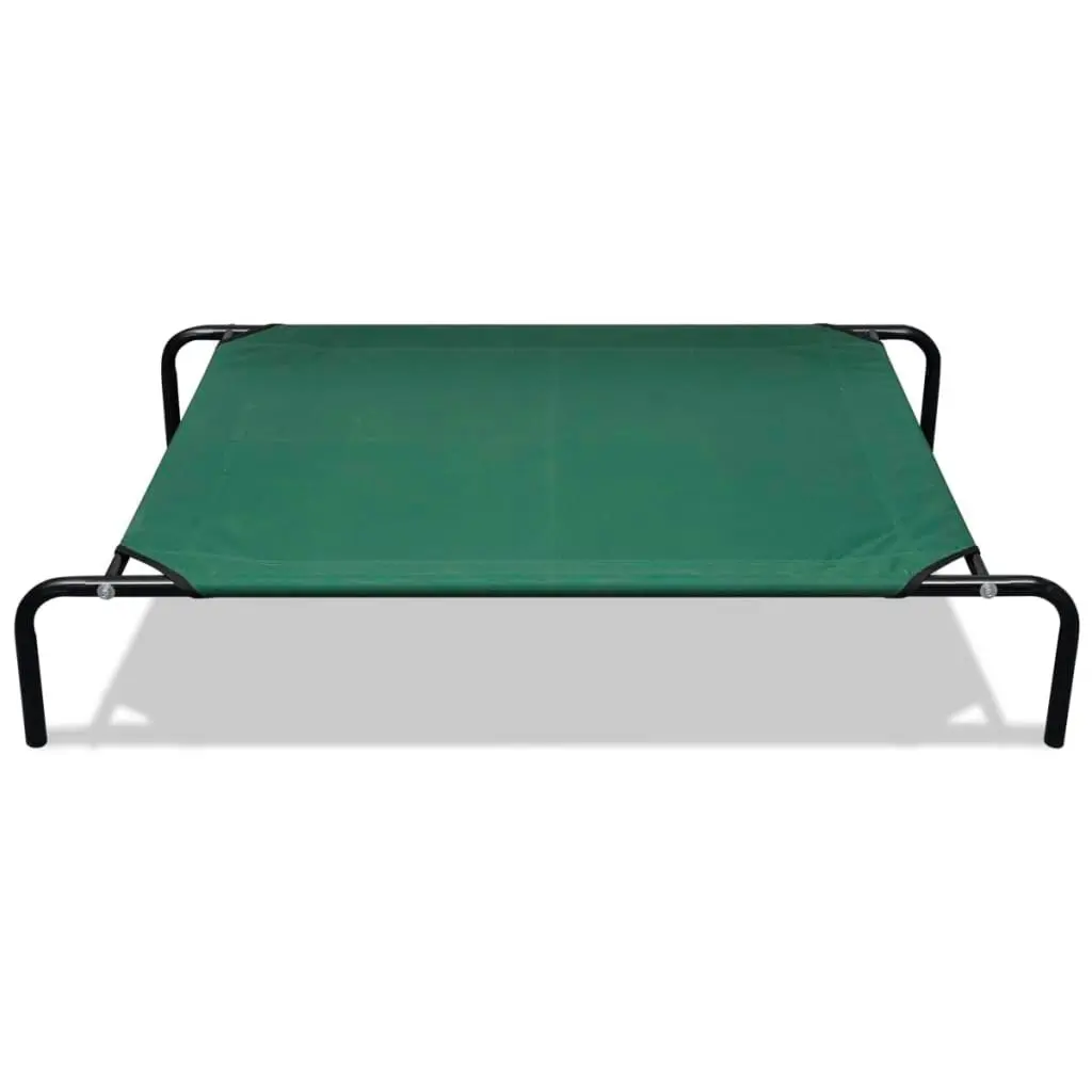 Elevated Pet Bed with Steel Frame 90 x 60 cm 170189