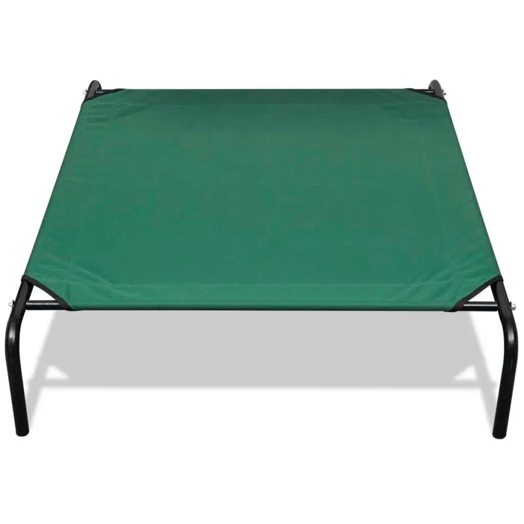 Elevated Pet Bed with Steel Frame 90 x 60 cm 170189