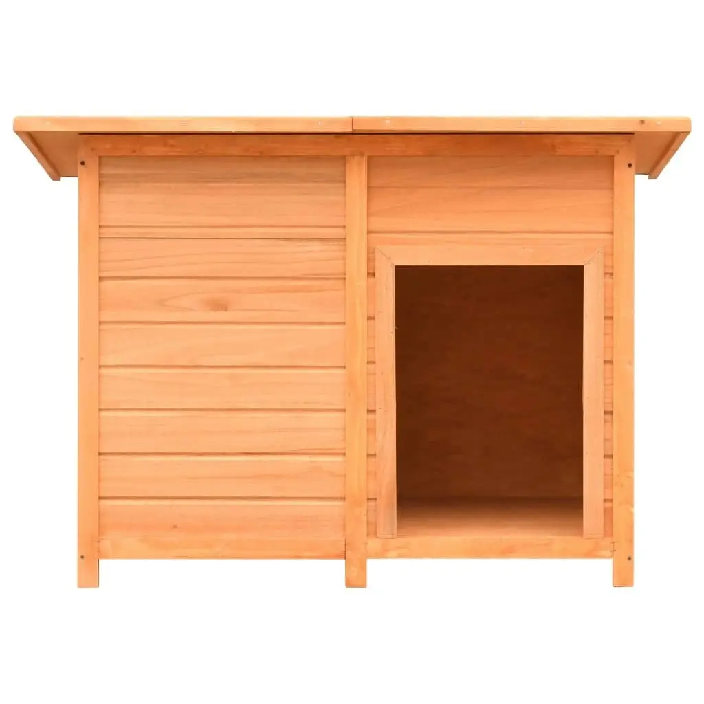 Dog Cage Solid Pine & Fir Wood 120x77x86 cm 170641