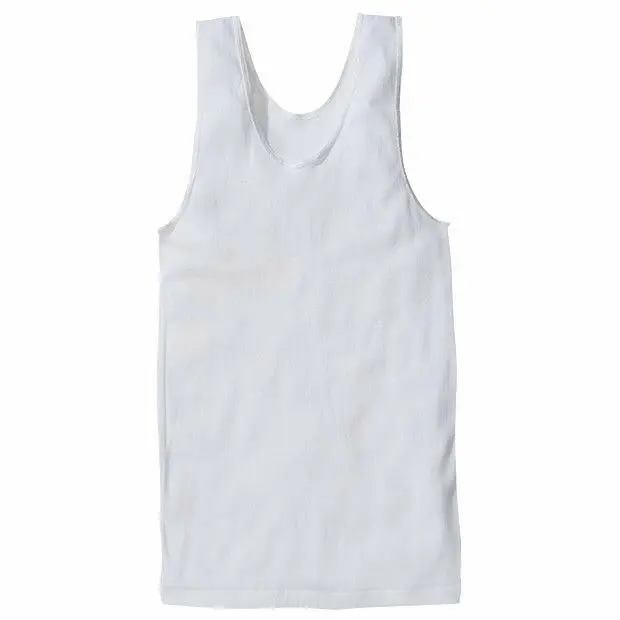 5 x Bonds Boys Kids White Chesty Vest Cotton Singlets