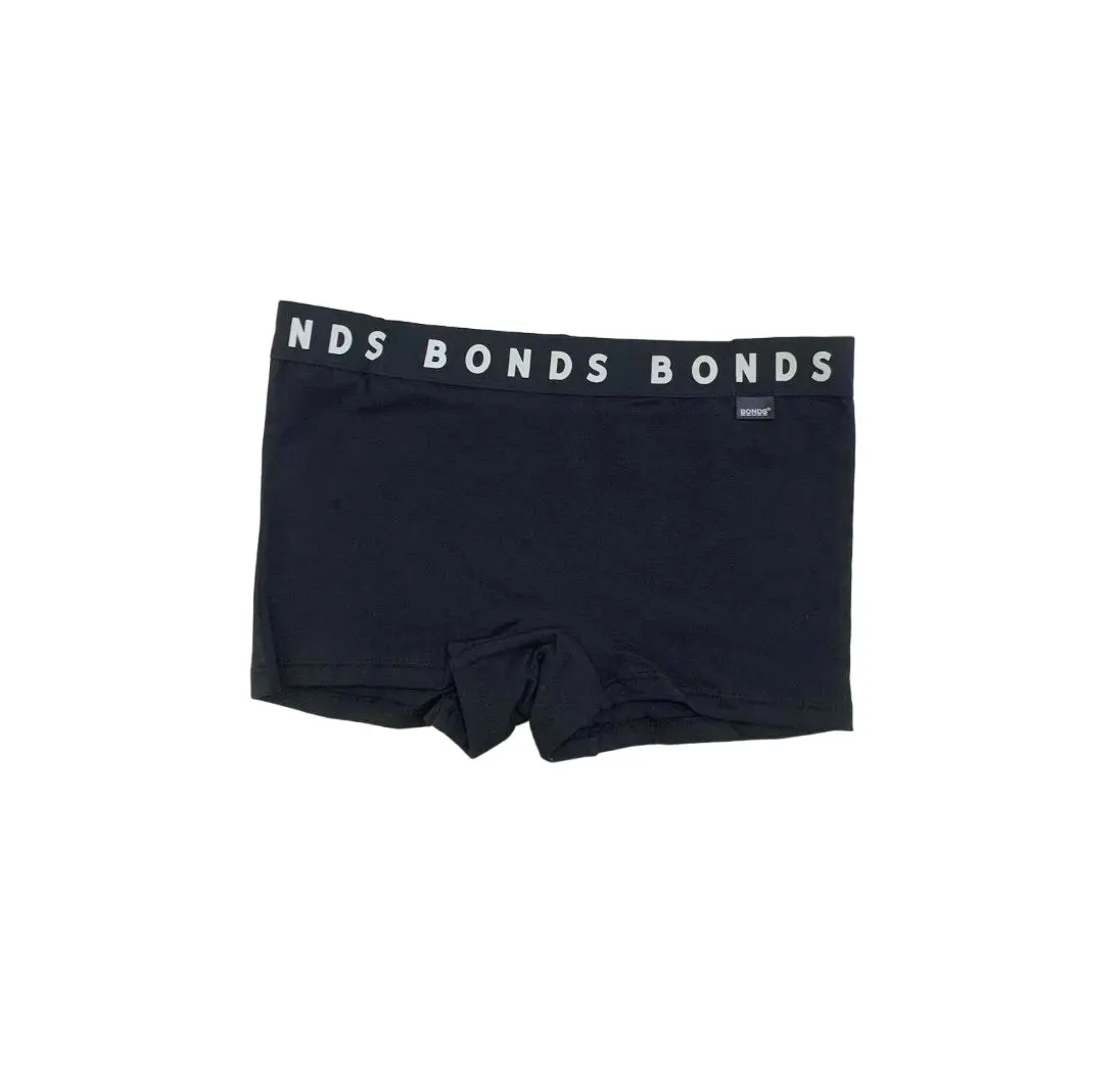 20 X Bonds Girls Stretchies Shortie Bottoms Kids Black Shorts