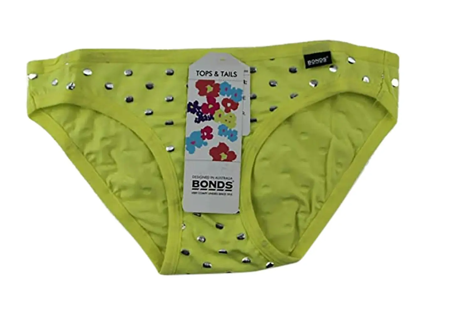 Bonds Girls Underwear Briefs Shorties Yellow Everyday Kids Undies