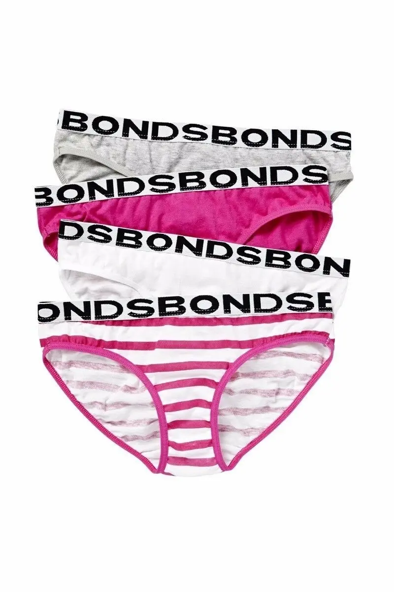 12 Pairs Pairs Bonds Girls Bikini Briefs Underwear Undies Brief Assorted Colours