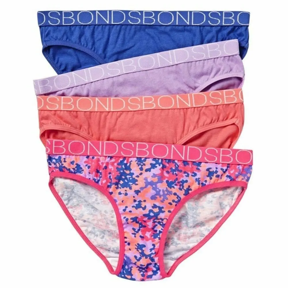 12 Pairs Pairs Bonds Girls Bikini Briefs Underwear Undies Brief Assorted Colours