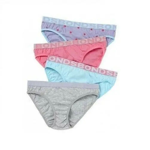 12 Pairs X Bonds Girls Underwear Kids Briefs Knickers Undies Assorted Colours