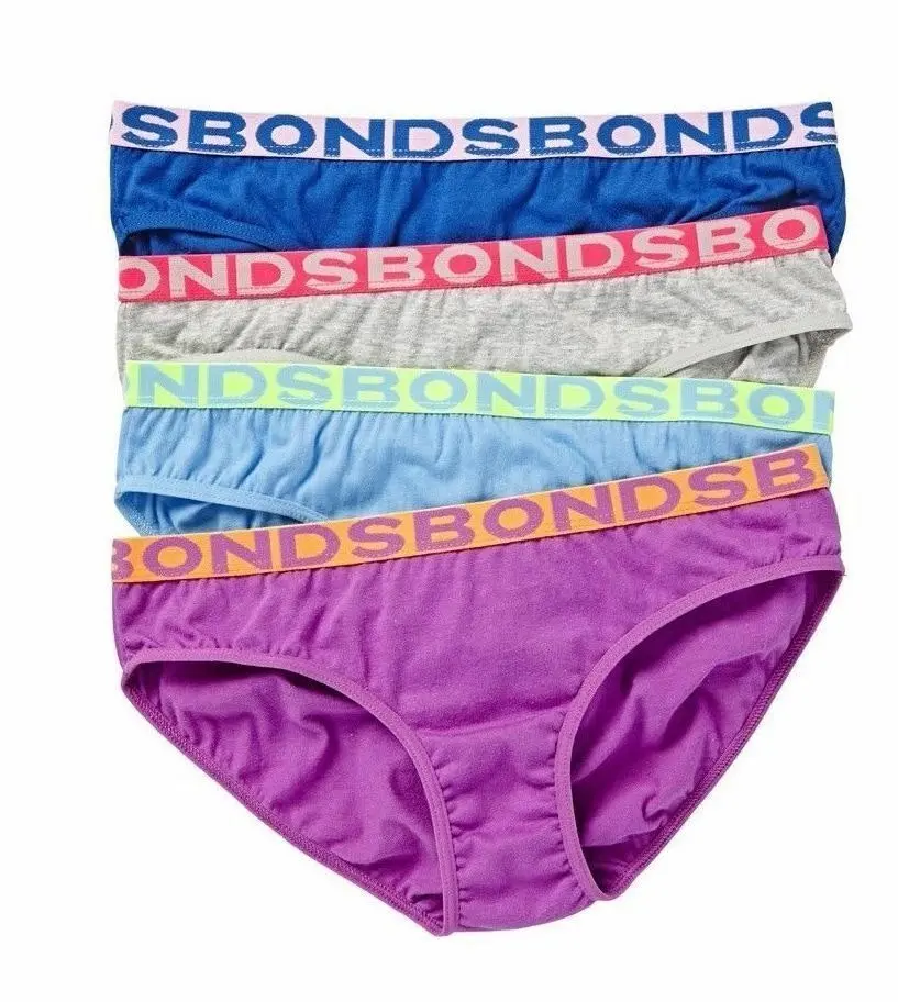 12 Pairs X Bonds Girls Underwear Kids Briefs Knickers Undies Assorted Colours