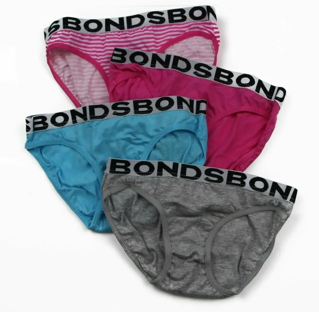 New Bonds Girls Bulk 8 Pairs Underwear Kids Girl Brief Briefs Undies