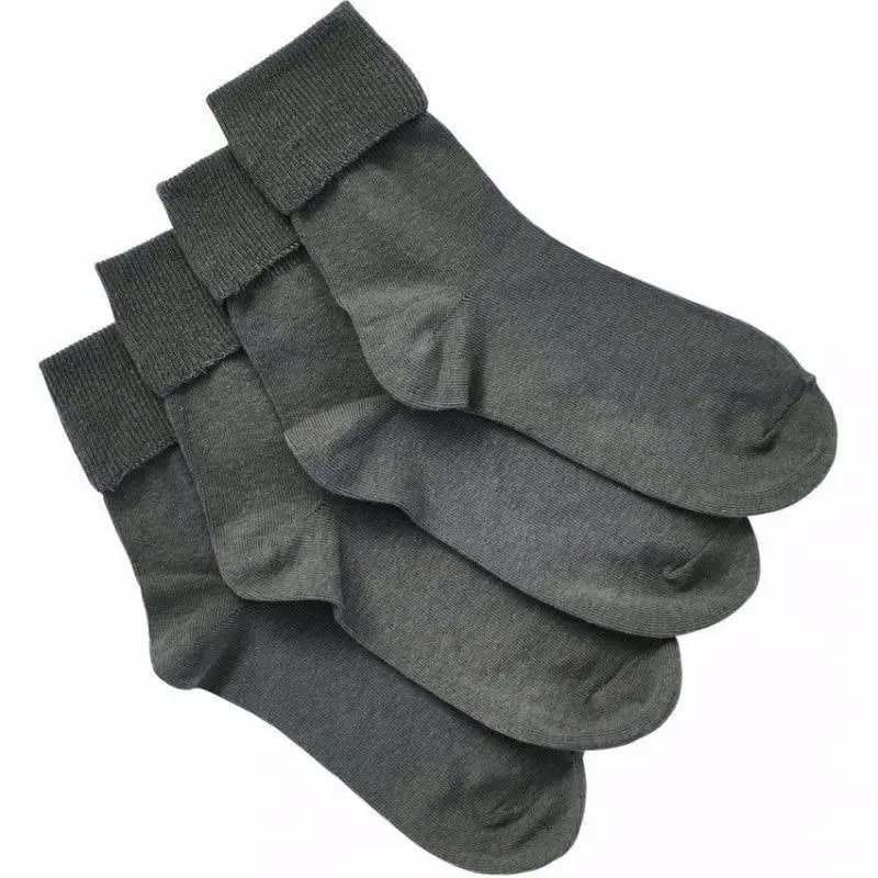 Bonds Kids 4 Pairs School Turnover Turn Top Socks Fold Down Cotton