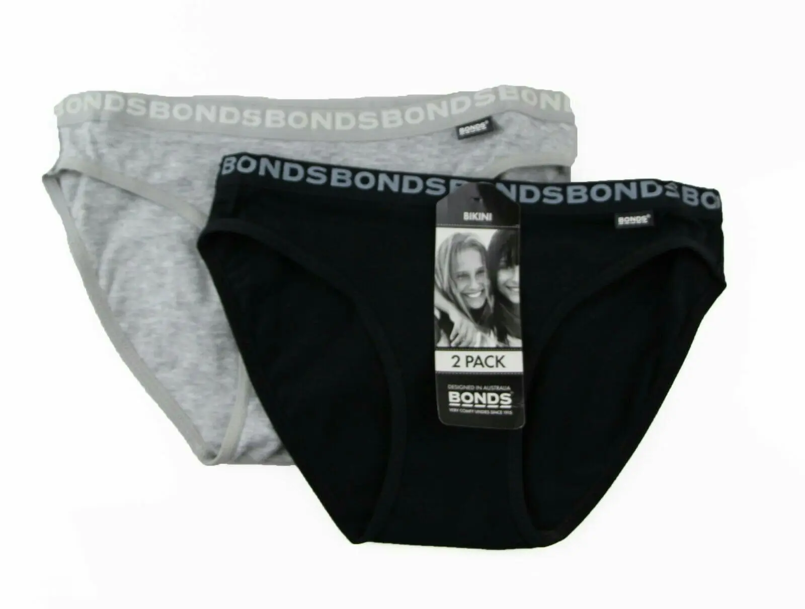 2 Pairs X Bonds Girls Underwear Briefs Shorties Boyleg Undies Bikini Everyday