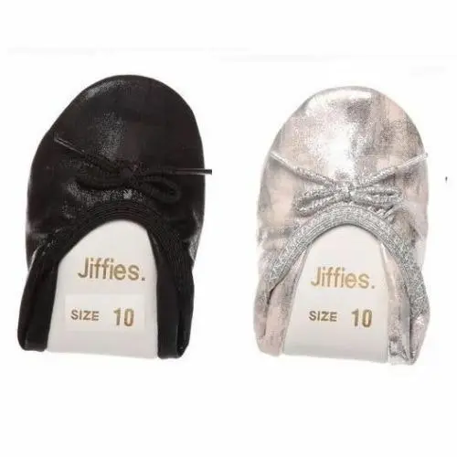 3 Pairs X Grosby Jiffies Girls Ballet Dance Slippers Shoes Black Gold Pink White