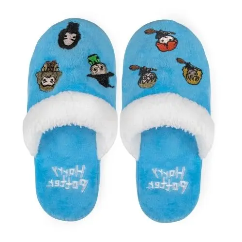 5 x Kids Boys Girls Harry Potter & Friends Hogwarts Kawaii Slippers Light Blue