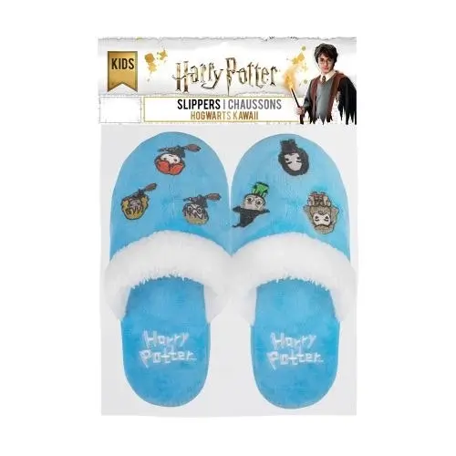 5 x Kids Boys Girls Harry Potter & Friends Hogwarts Kawaii Slippers Light Blue