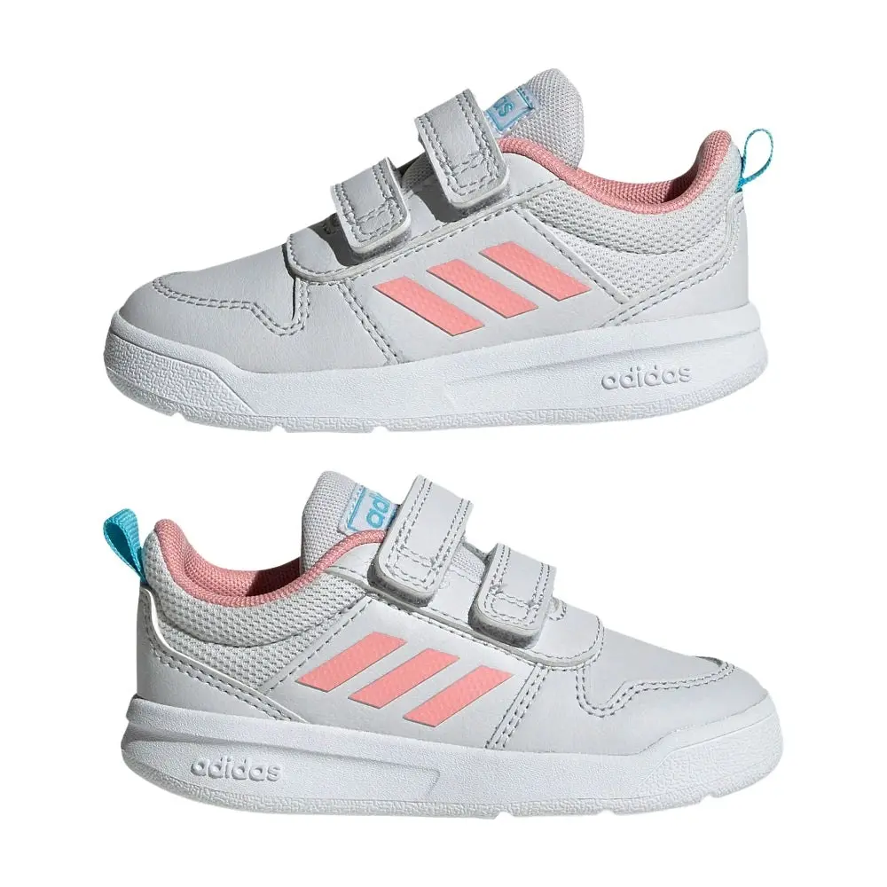 Adidas Jr Kids Girls White/Pink Tensaur Infant Shoes