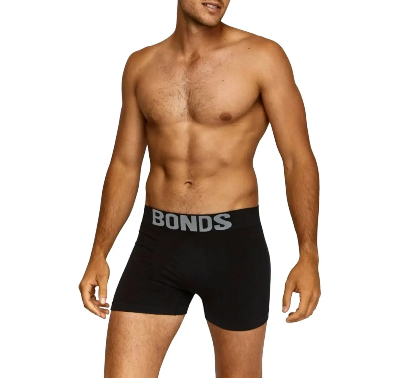 15 X Bonds Mens Seamless Black/ Grey/ Navy Trunk Underwear