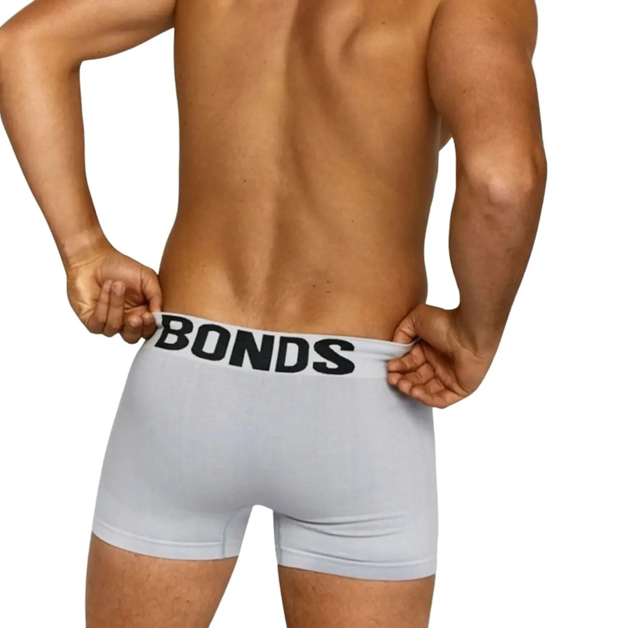 15 X Bonds Mens Seamless Black/ Grey/ Navy Trunk Underwear