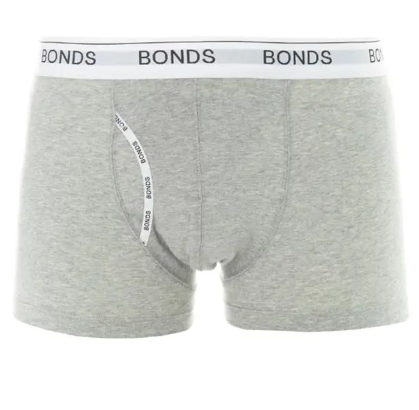 15 X Mens Bonds Guyfront Trunks Underwear Undies Grey Marle