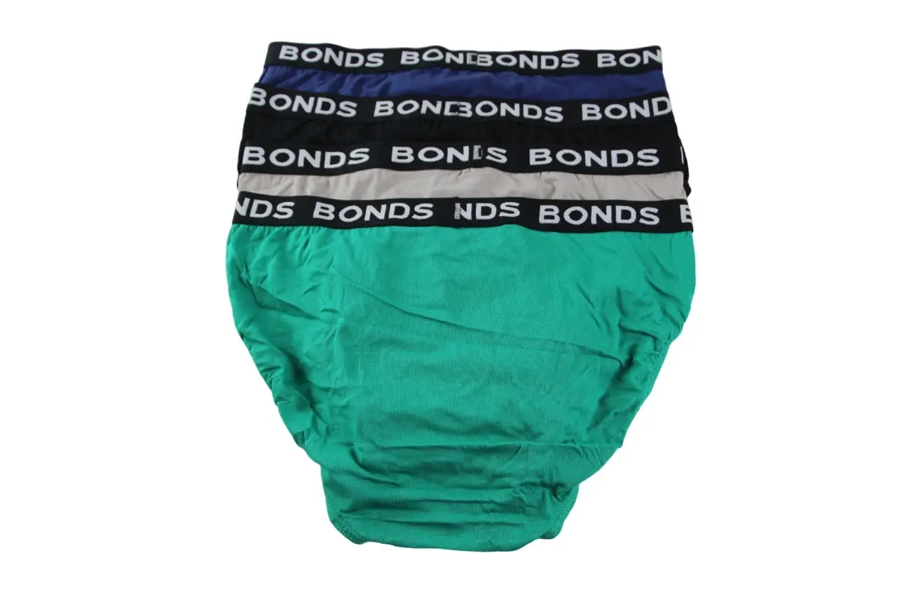 20 X Bonds Mens Hipster Briefs Multicoloured/Black Band As1