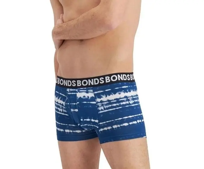 12 X Mens Bonds Everyday Trunks Underwear Blue / Black