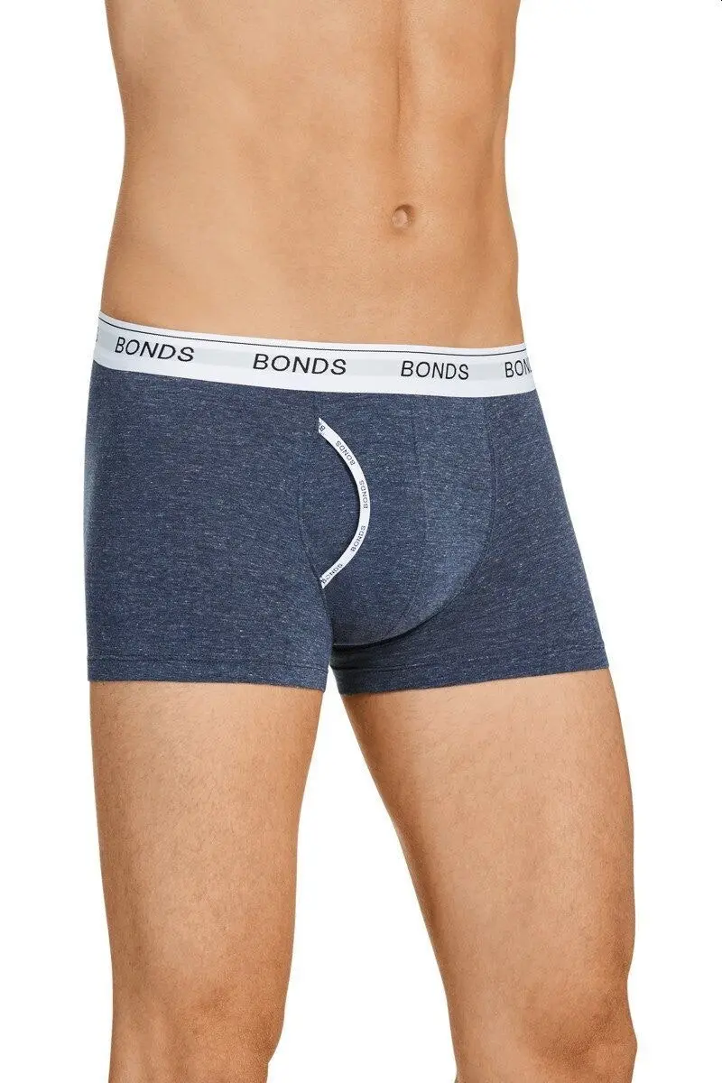 12 X Mens Bonds Guyfront Trunk Trunks Underwear – Navy Stripe 21C