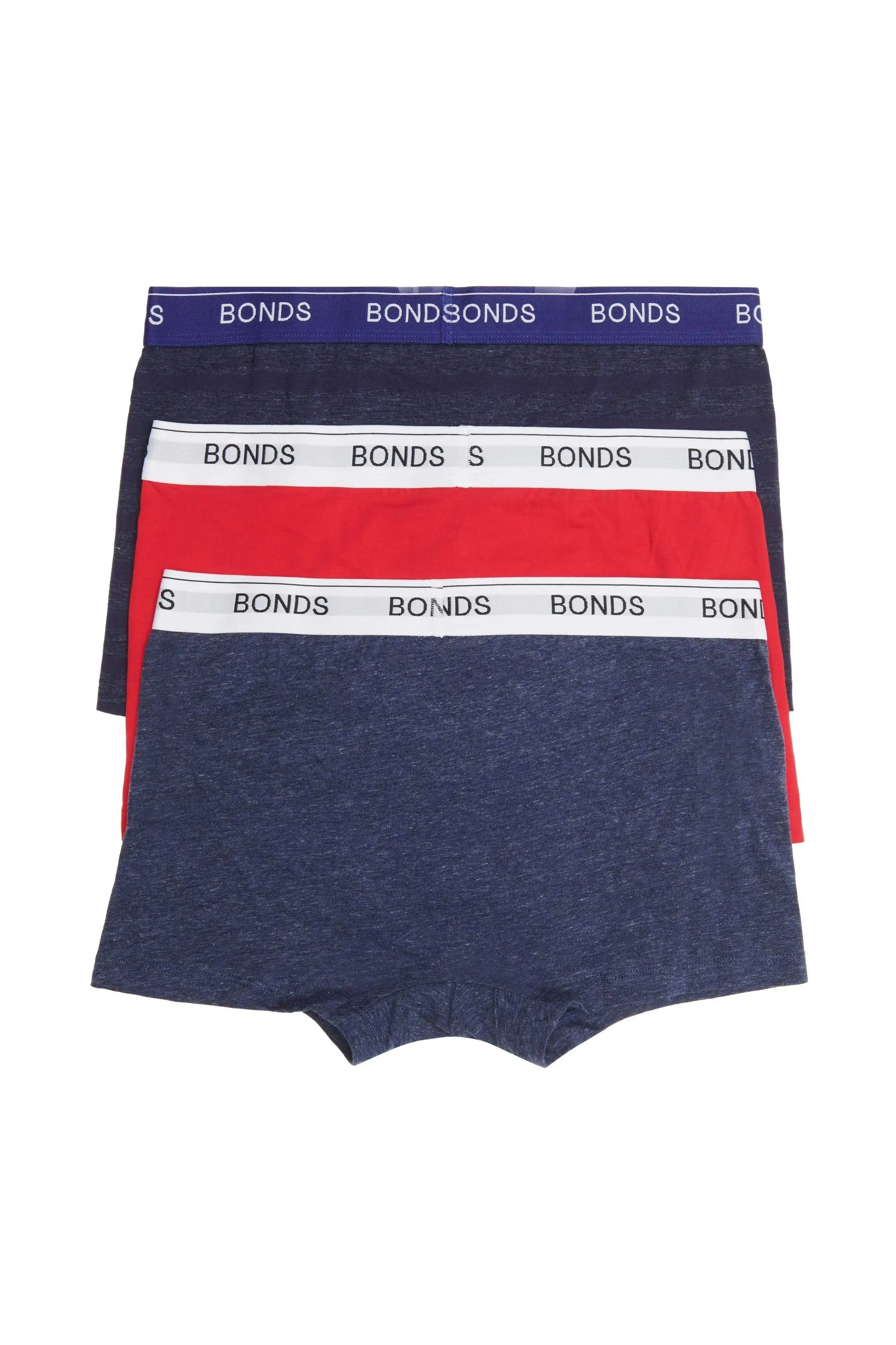 12 X Mens Bonds Guyfront Trunk Trunks Underwear – Navy Stripe 21C