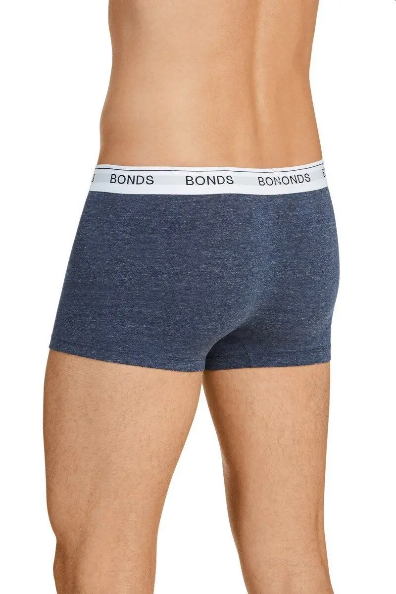 12 X Mens Bonds Guyfront Trunk Trunks Underwear – Navy Stripe 21C