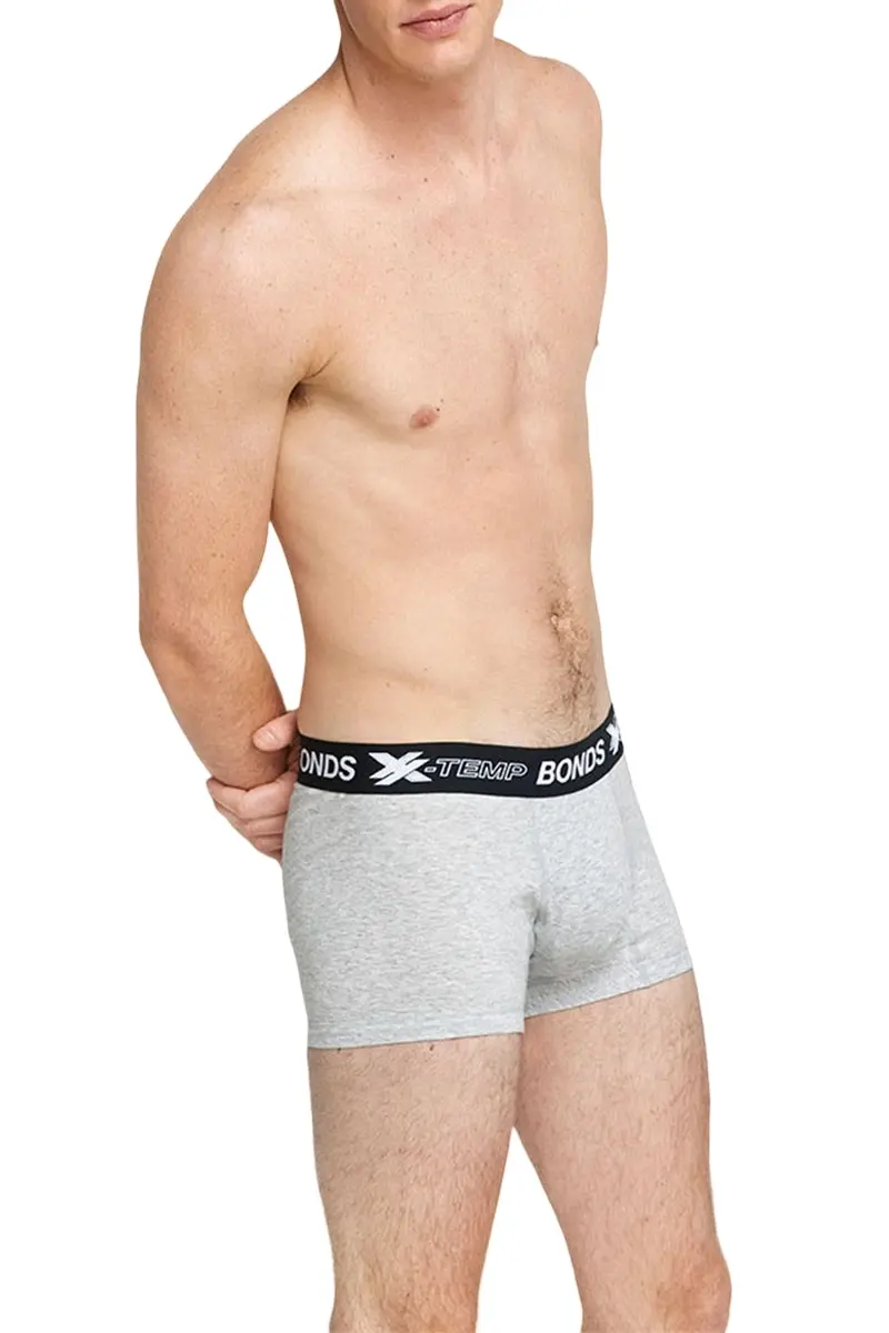 Mens Bonds X-Temp Trunk Underwear New Grey Marle