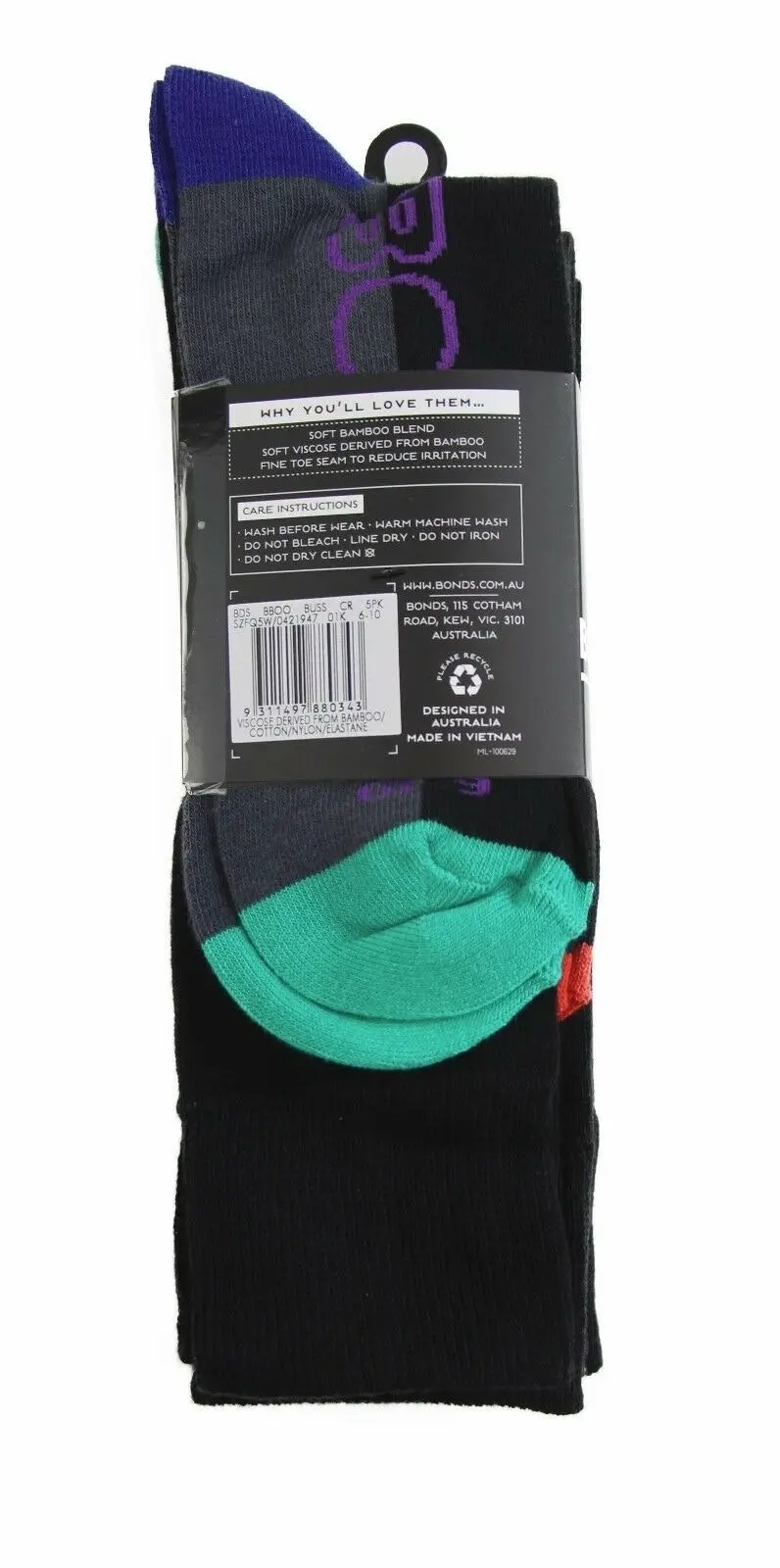 10 Pairs Business Socks Bonds Mens Black Crew Socks Work