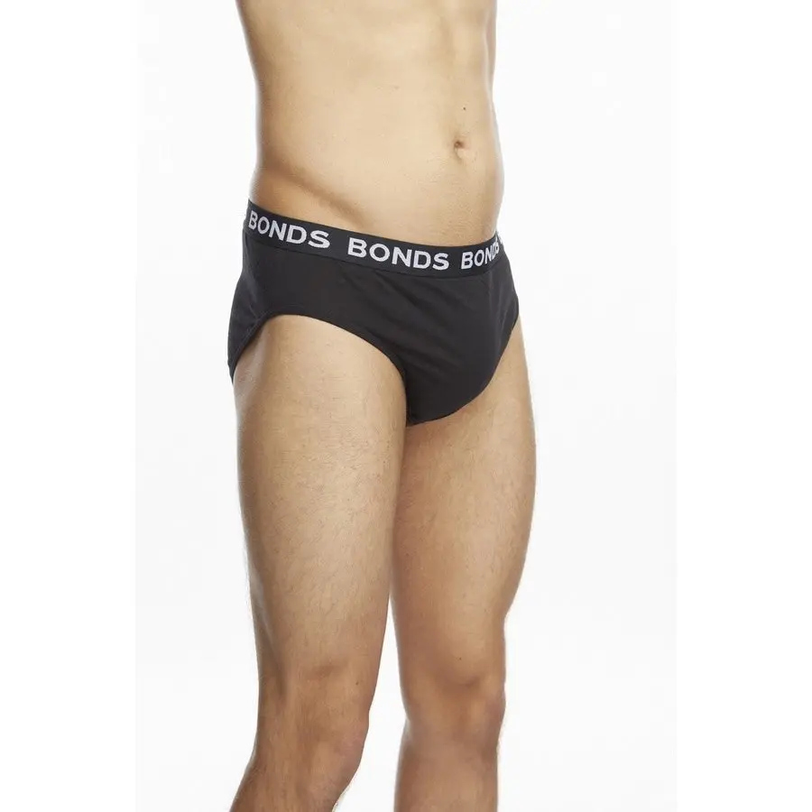 8 x Bonds Mens Hipster Briefs Black Blue Underwear 97K