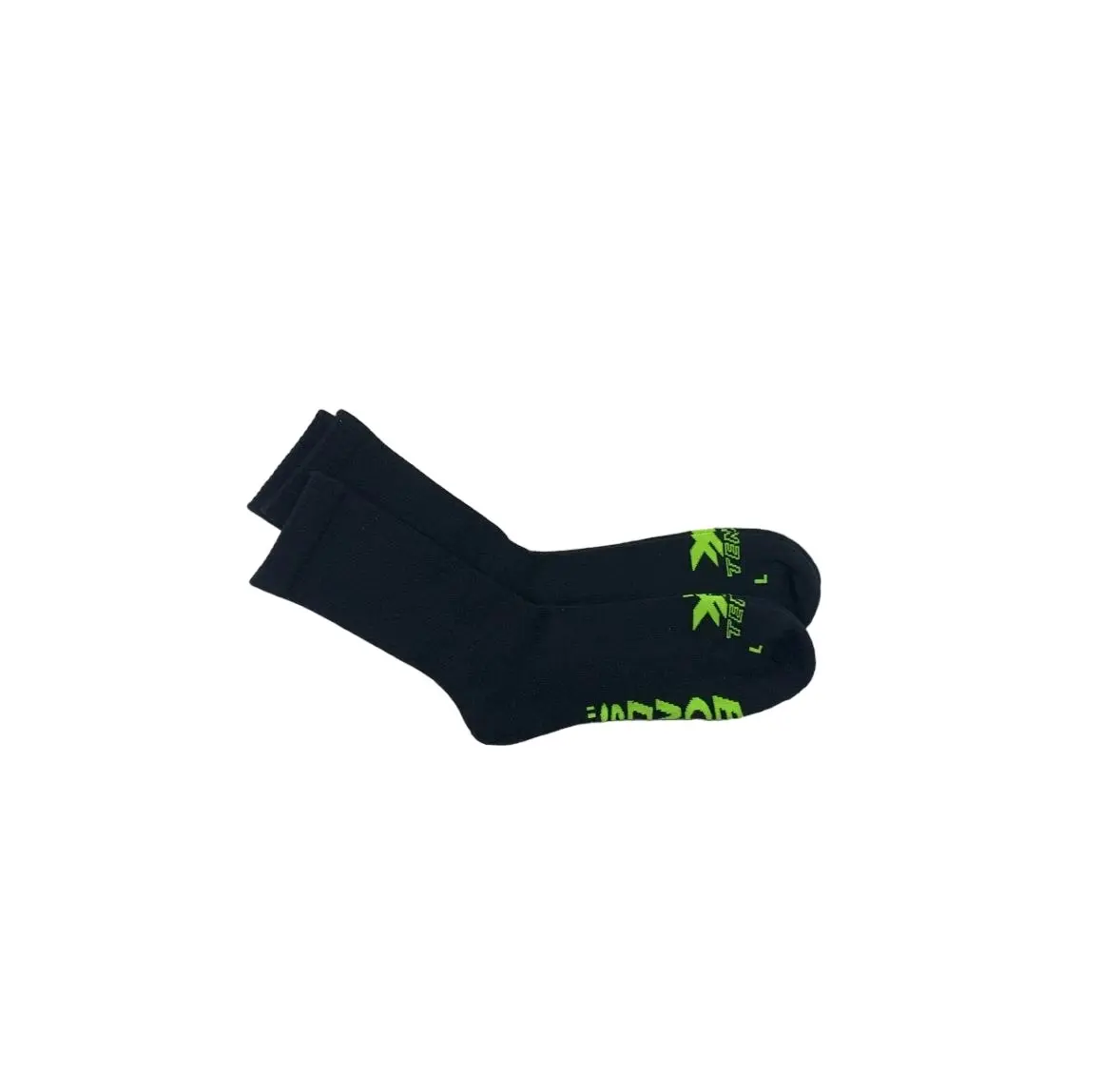 10 x Bonds Mens X-Temp Crew Comfy Cushioned Sole Black Socks