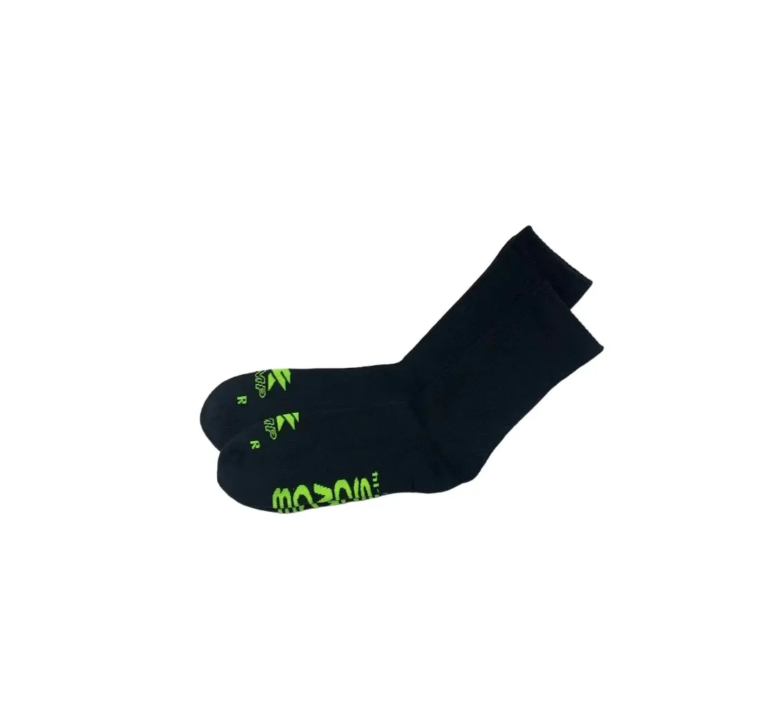 10 x Bonds Mens X-Temp Crew Comfy Cushioned Sole Black Socks