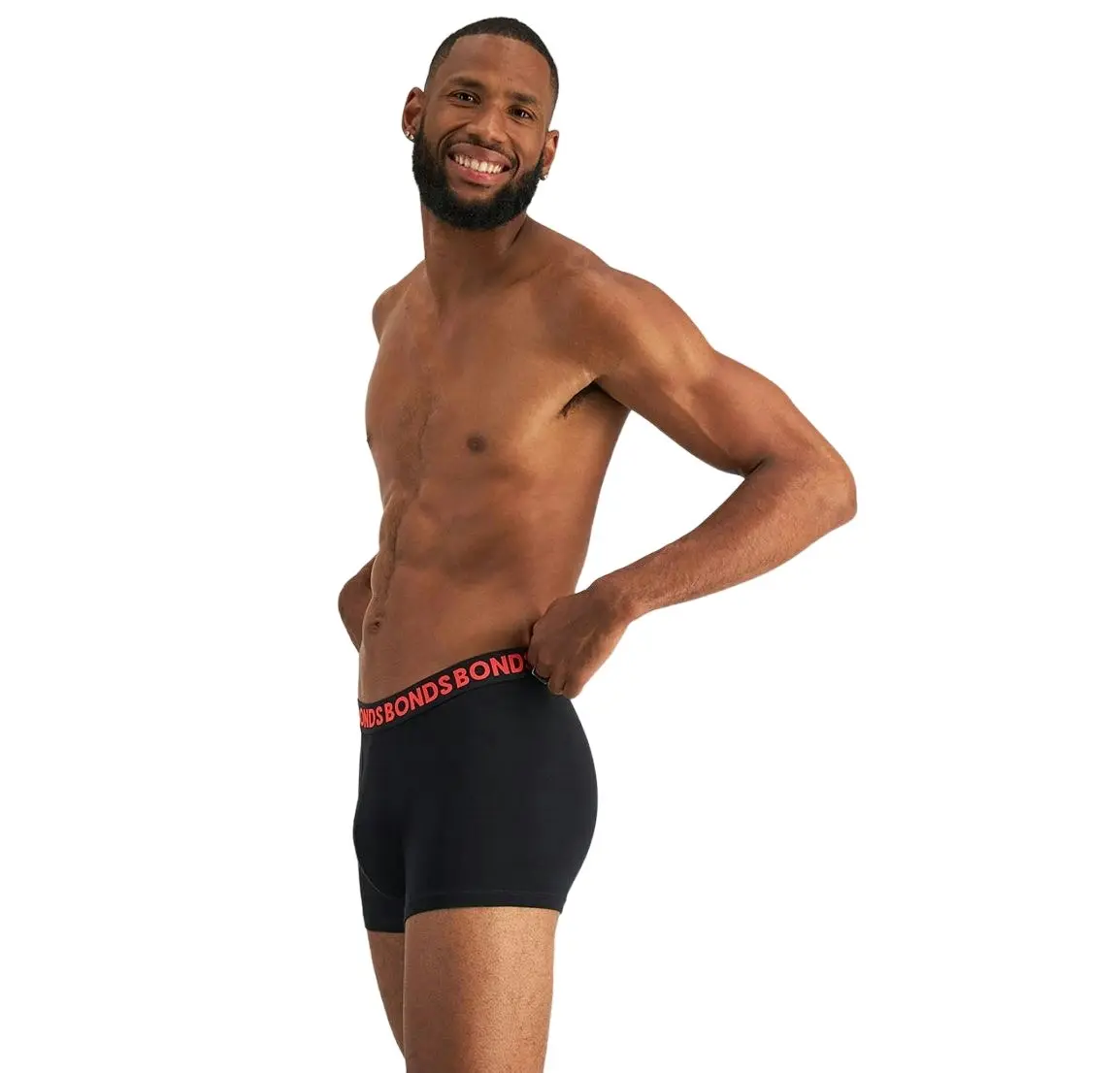 9 x Bonds Mens Everyday Trunk Underwear Black Multi Undies