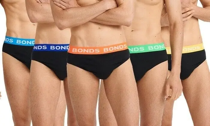 Bonds Mens 20 Pairs Hipster Cotton Underwear Mens Briefs Pairs