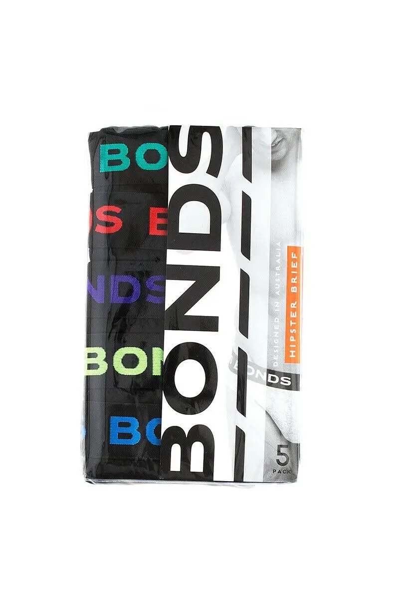 Bonds Mens 10 Pairs Hipster Cotton Underwear Mens Briefs Pairs